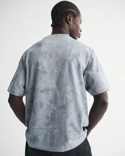 Abercrombie & Fitch Premium Heavyweight 2.0 Tee In Blue