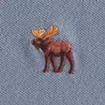 Abercrombie & Fitch Signature Icon Don't Sweat It Polo In Gray