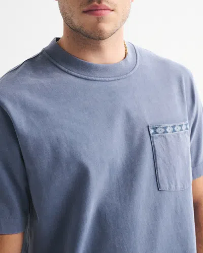 Abercrombie & Fitch Premium Heavyweight 2.0 Tee In Blue