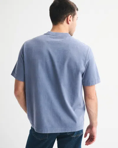 Abercrombie & Fitch Premium Heavyweight 2.0 Tee In Blue