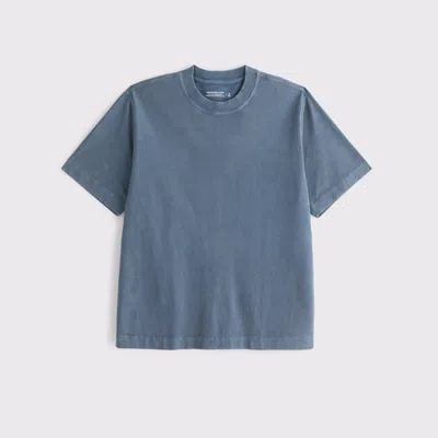 Abercrombie & Fitch Premium Heavyweight 2.0 Tee In Blue