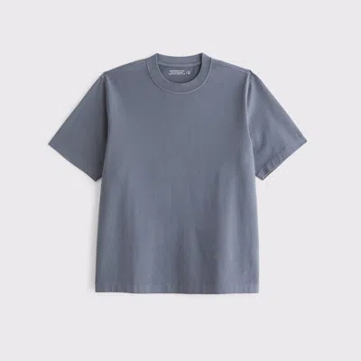 Abercrombie & Fitch Premium Heavyweight 2.0 Tee In Blue