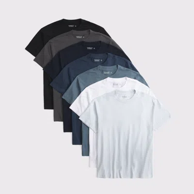 Abercrombie & Fitch 7-pack Relaxed Essential Tees In Multi