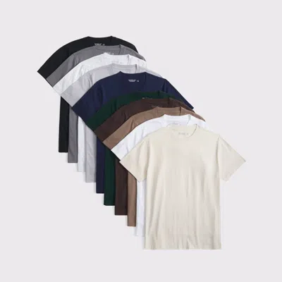 Abercrombie & Fitch 10-pack Relaxed Essential Tees In Multi