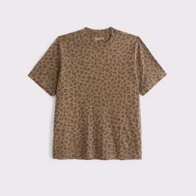 Abercrombie & Fitch Vintage-inspired Tee In Brown
