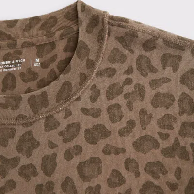 Abercrombie & Fitch Vintage-inspired Tee In Brown