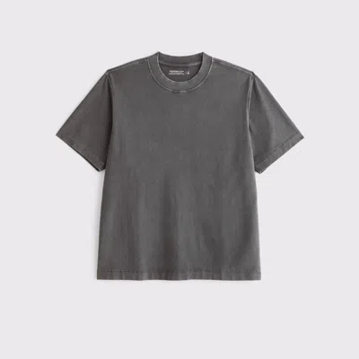 Abercrombie & Fitch Premium Heavyweight 2.0 Tee In Gray