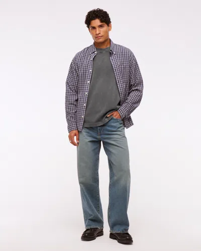 Abercrombie & Fitch Premium Heavyweight 2.0 Tee In Gray