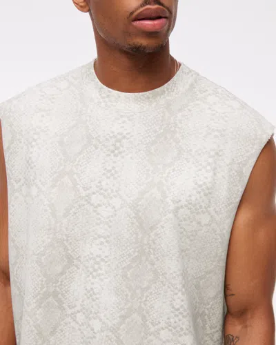 Abercrombie & Fitch Premium Heavyweight Tank In White