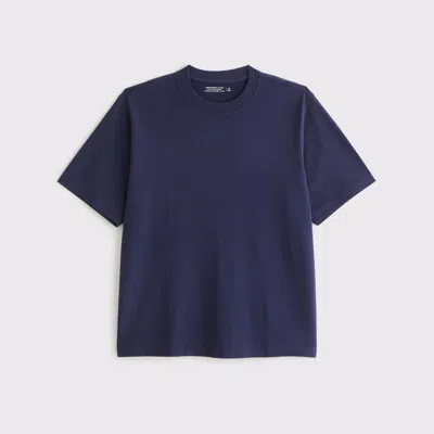 Abercrombie & Fitch Premium Heavyweight 2.0 Tee In Blue