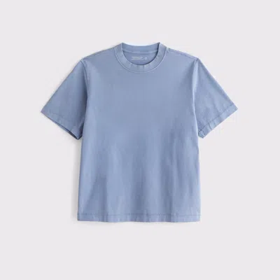 Abercrombie & Fitch Premium Heavyweight 2.0 Tee In Blue