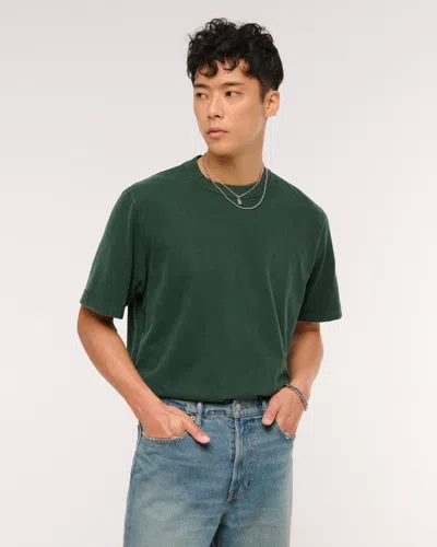 Abercrombie & Fitch Premium Heavyweight 2.0 Tee In Green