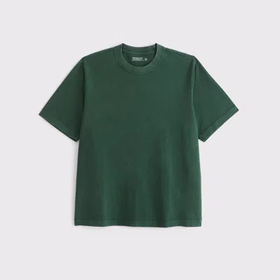 Abercrombie & Fitch Premium Heavyweight 2.0 Tee In Green