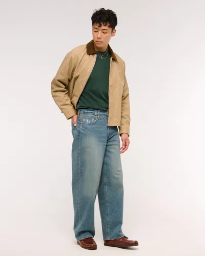 Abercrombie & Fitch Premium Heavyweight 2.0 Tee In Green