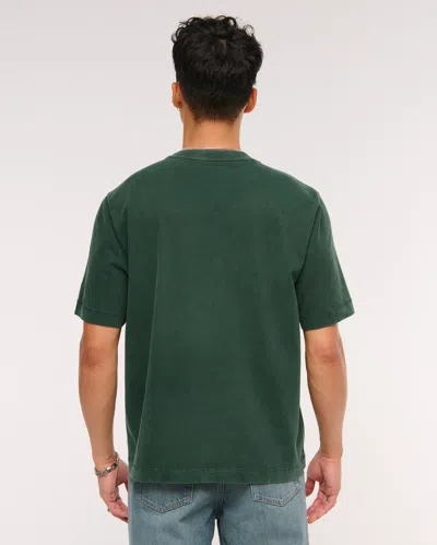 Abercrombie & Fitch Premium Heavyweight 2.0 Tee In Green