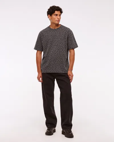 Abercrombie & Fitch Premium Heavyweight 2.0 Tee In Gray