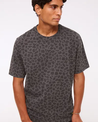 Abercrombie & Fitch Premium Heavyweight 2.0 Tee In Gray