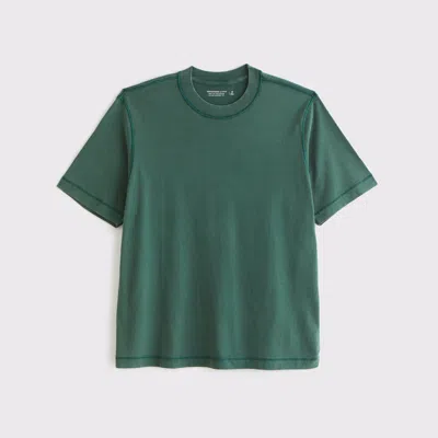 Abercrombie & Fitch Vintage-inspired Tee In Green