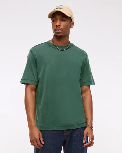 Abercrombie & Fitch Vintage-inspired Tee In Green