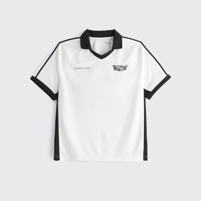 Abercrombie & Fitch Cadillac Soccer Jersey-inspired Polo In Neutral