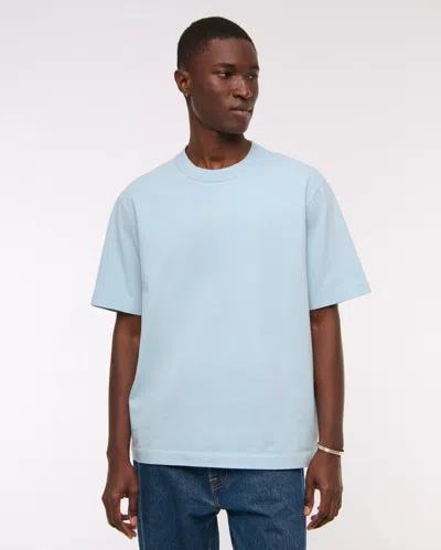 Abercrombie & Fitch Premium Heavyweight 2.0 Tee In Blue