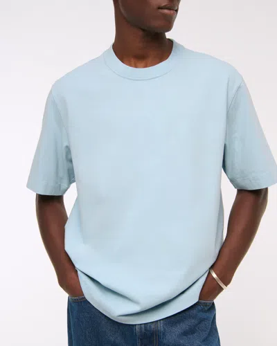 Abercrombie & Fitch Premium Heavyweight 2.0 Tee In Blue