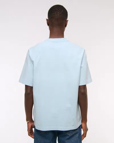 Abercrombie & Fitch Premium Heavyweight 2.0 Tee In Blue