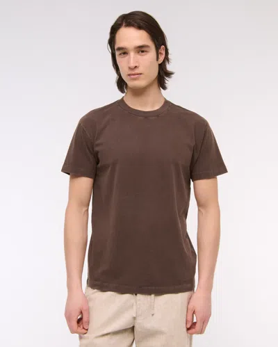 Abercrombie & Fitch Relaxed Essential Tee In Brown