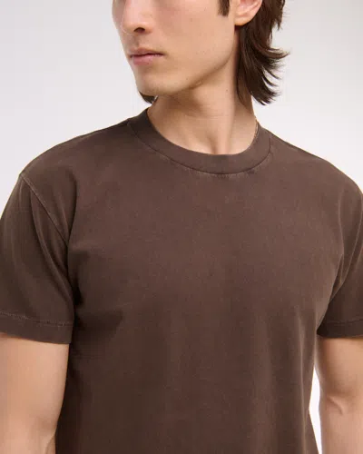 Abercrombie & Fitch Relaxed Essential Tee In Brown