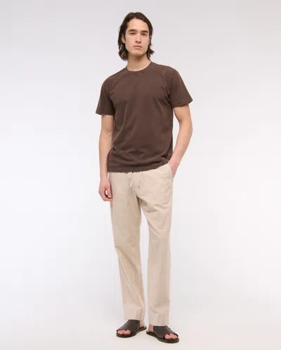 Abercrombie & Fitch Relaxed Essential Tee In Brown