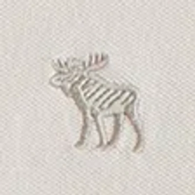 Abercrombie & Fitch Textured Icon Don't Sweat It Polo In Neutral