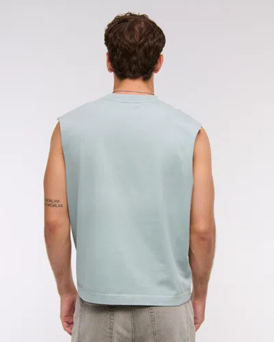 Abercrombie & Fitch Premium Heavyweight Tank In Green