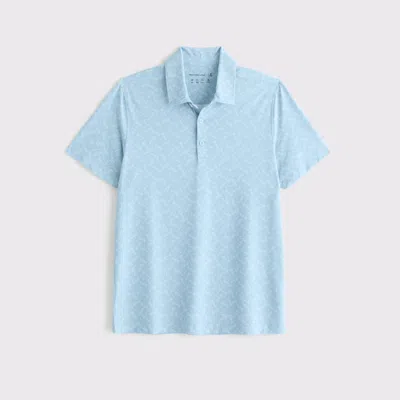 Abercrombie & Fitch Performance Polo In Blue