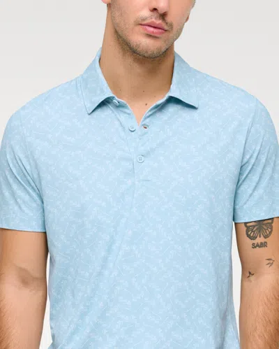 Abercrombie & Fitch Performance Polo In Blue