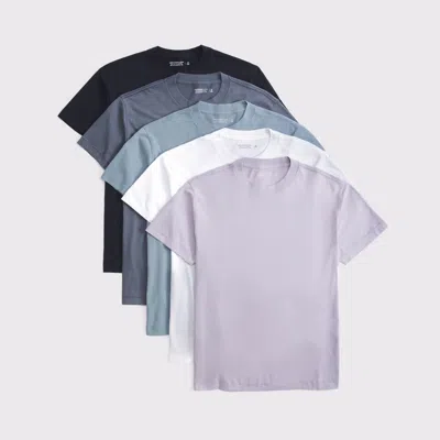 Abercrombie & Fitch 5-pack Relaxed Essential Tees In Multi