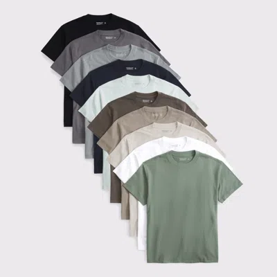Abercrombie & Fitch 10-pack Relaxed Essential Tees In Multi