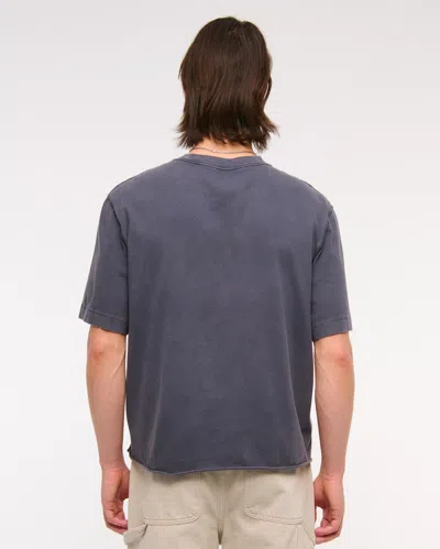 Abercrombie & Fitch Vintage-inspired Cropped Tee In Neutral