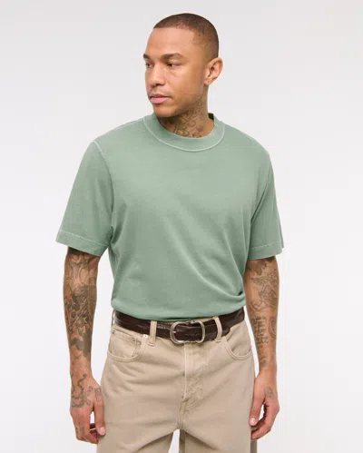 Abercrombie & Fitch Vintage-inspired Tee In Green