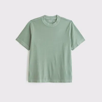 Abercrombie & Fitch Vintage-inspired Tee In Green