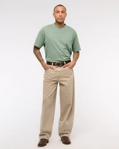 Abercrombie & Fitch Vintage-inspired Tee In Green