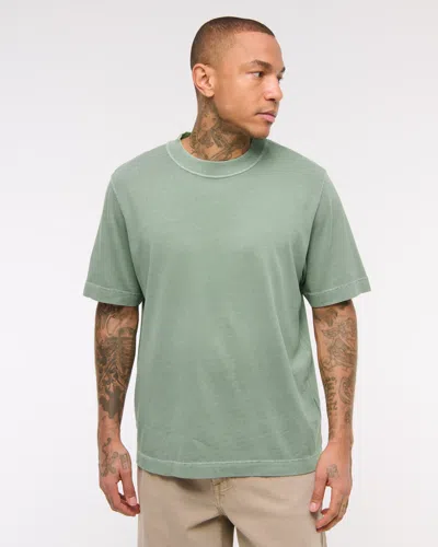Abercrombie & Fitch Vintage-inspired Tee In Green