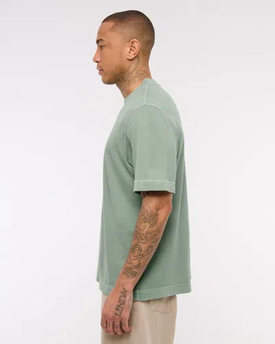 Abercrombie & Fitch Vintage-inspired Tee In Green
