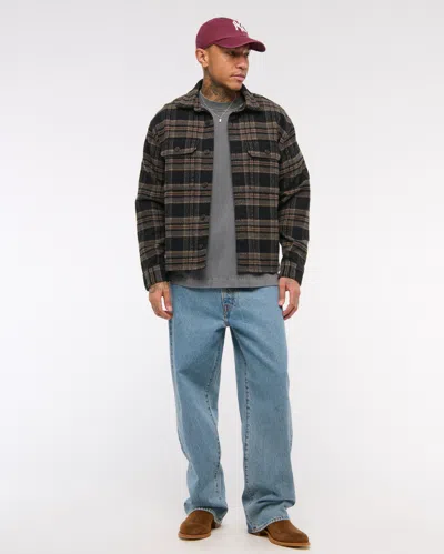 Abercrombie & Fitch Premium Heavyweight 2.0 Tee In Gray