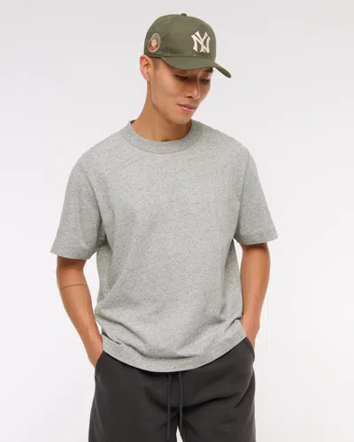 Abercrombie & Fitch Vintage-inspired Tee In Gray