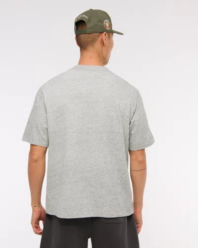 Abercrombie & Fitch Vintage-inspired Tee In Gray