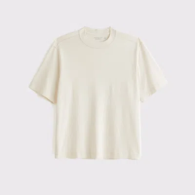 Abercrombie & Fitch Vintage-inspired Tee In Neutral