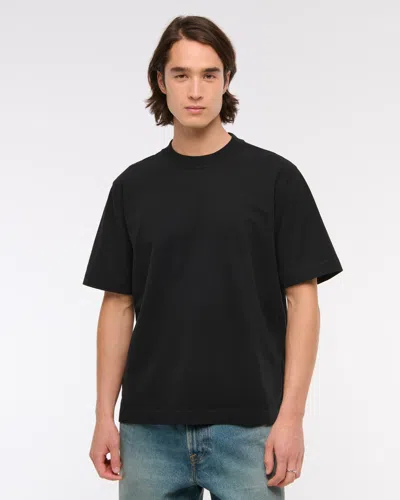 Abercrombie & Fitch Premium Heavyweight 2.0 Tee In Black