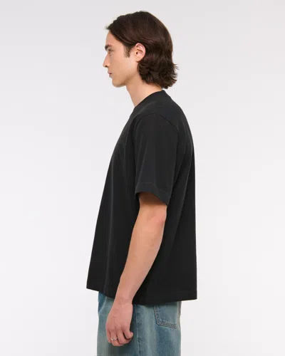 Abercrombie & Fitch Premium Heavyweight 2.0 Tee In Black