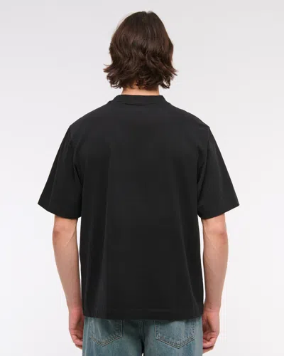 Abercrombie & Fitch Premium Heavyweight 2.0 Tee In Black
