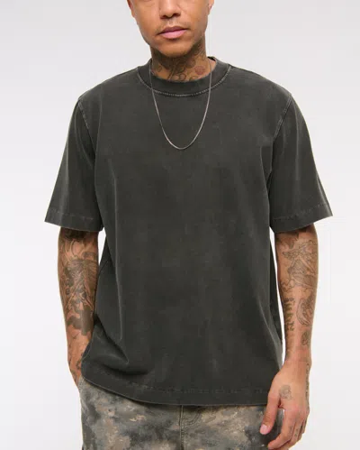 Abercrombie & Fitch Premium Heavyweight 2.0 Tee In Black